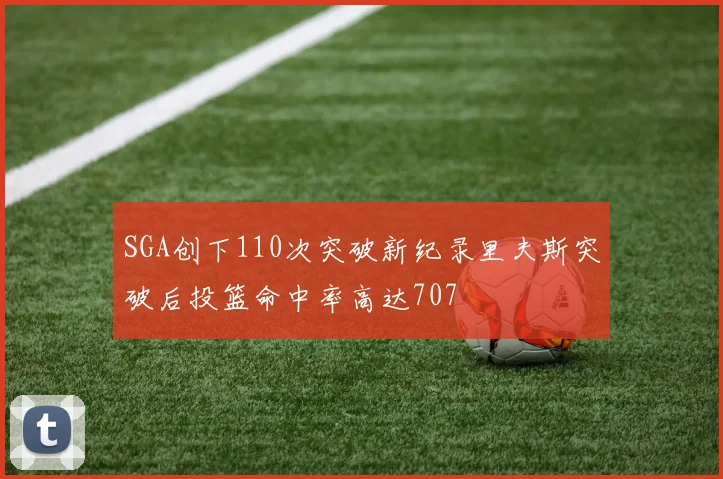 SGA创下110次突破新纪录里夫斯突破后投篮命中率高达707